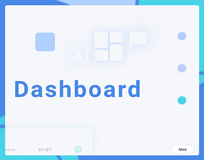 Dashboard U.I for Bookmark an e-learning platform