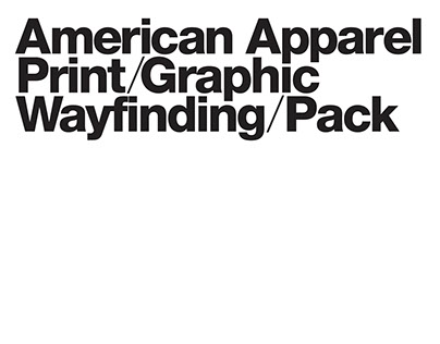 American Apparel – Print