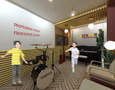 Stage Hangzhou / China design kids music school