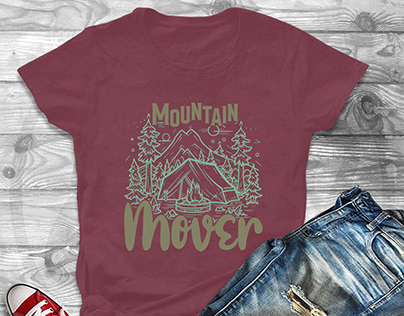 Hiking T-shirt Design