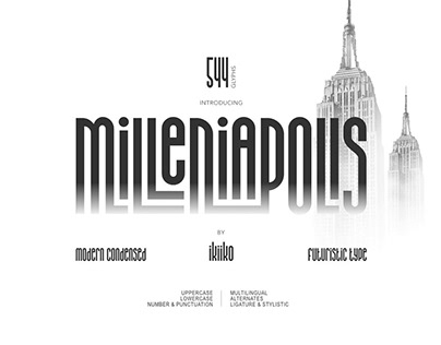 Milleniapolis - Futuristic Type