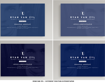 Ryan van Zyl CV / Resume designed by Anton P Rautenbach