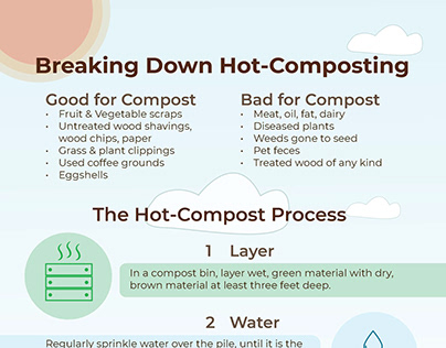 Hot Compost Infographic