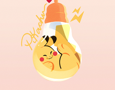 pikachu in a lamp