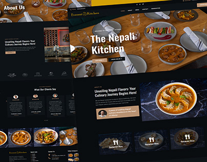 Restaurant Website Design | Syed Haris Ali