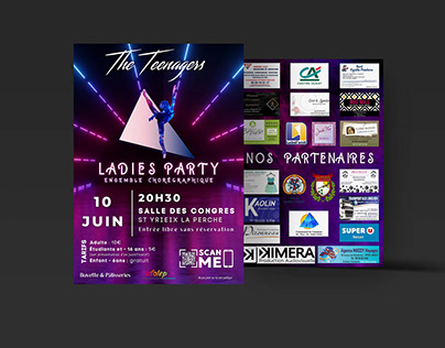Affiche Gala de Danse 2023 "Ladies Party"