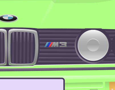 BMW E30 M3 Illustration