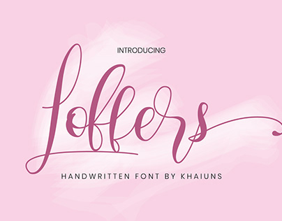 Loffers Script - Free Font