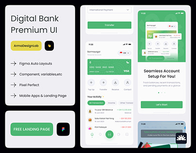 Project thumbnail - Digital Bank UI KIT - ArmaBank