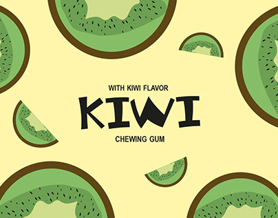 "KIWI" Chewing Gum