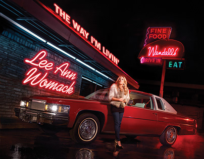 Lee Ann Womack - The Way I'm Living -packaging design