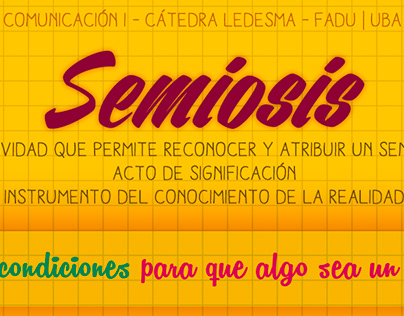 Semiosis - infografía