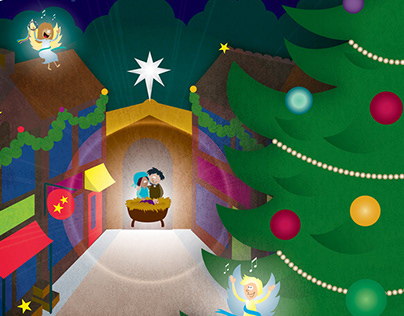 Christmas Nativity Trail illustration