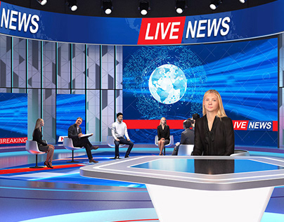 TV News studio