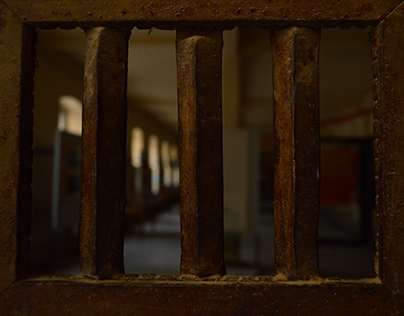 Inside a former prison