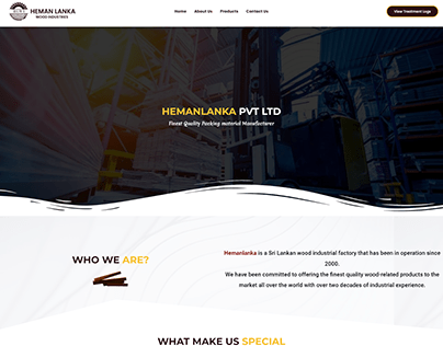 Wood Industrial Company Website Design and Development