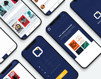 Kino Bookclub - UI/UX Design for Bookclub App