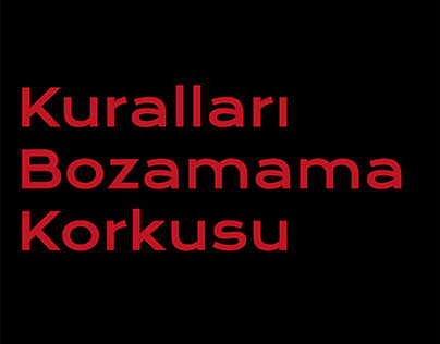 Kuralları Bozamama Korkusu / Workshop