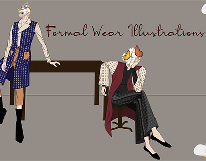 Project thumbnail - Formal Wear Illustration