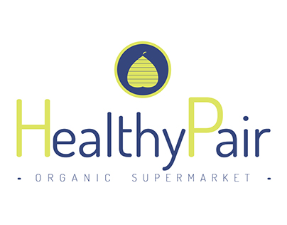 Healthy Pair Organic Supermarket ( Concept Logo)