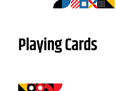 Playing cards design