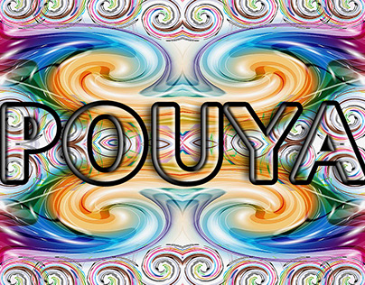 Pouya Digital 3d Font