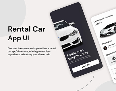 Rental Car App UI