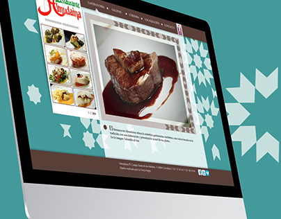 Web Redesign. Restaurante Almudaina