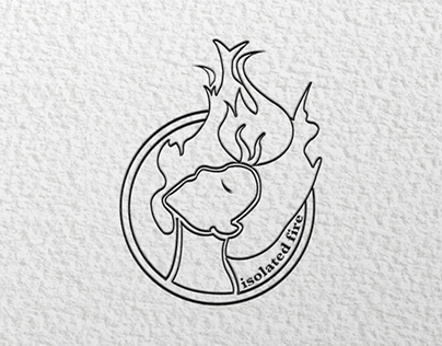 Isolated Fire Logo