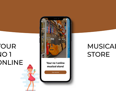 Online musical store (e-commerce)