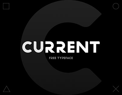 CURRENT — Free Typeface
