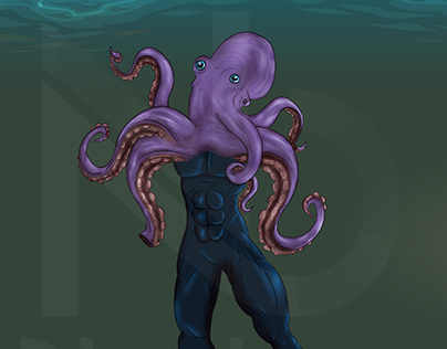 Octo Character Design | Digital Painting