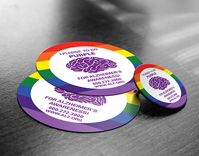 Alzheimer's Association of STL Pride Fest Stickers