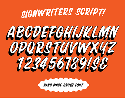 Signwriters Script Font
