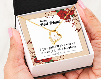 Jewelry message card design