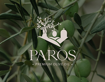 Brand identity for an olive oil brand