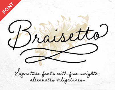 Braisetto Font Family