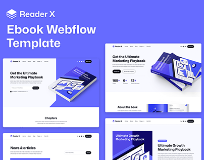 Reader X - Book Webflow Template