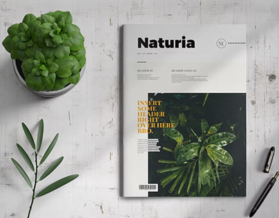 Naturia Magazine Template