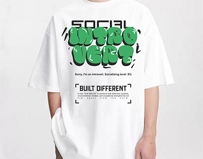 Social introvert Oversized T-shirt