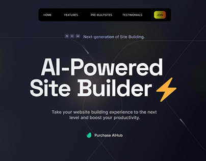 AI-powered site builder website Replicate