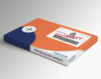 Mailbox package design for Hulpmiddelbezorgd.nl
