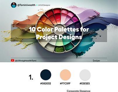 10 Color Palettes for Project Designs