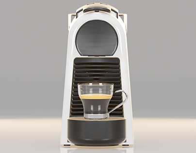 Design a 3D model of Nespresso Machine