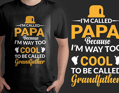 father's day typography t shirt design