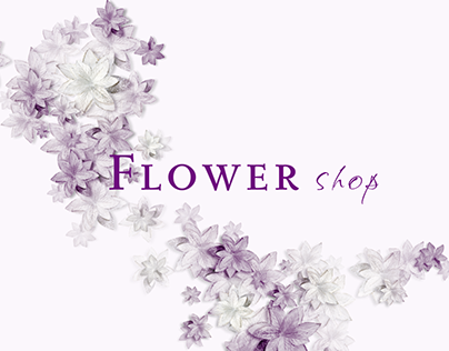 Дизайн сайта для цветочного магазина