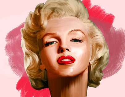 Marilyn Monroe Digital Painting