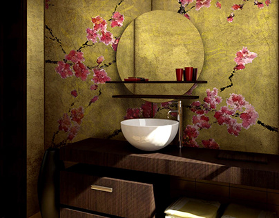 Wallpaper Graphic Sakura Flowers