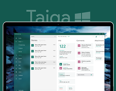 Taiga.io for Windows