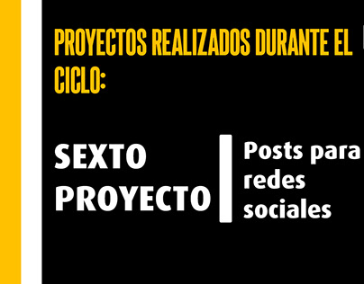 Sexto Proyecto I Post para redes sociales